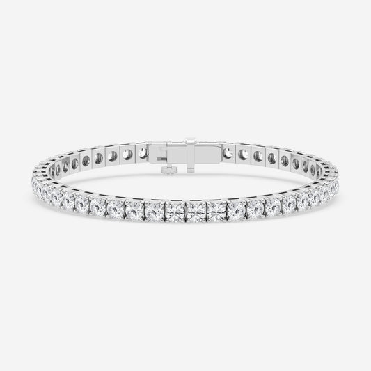 Lab Grown Diamonds Tennis Bracelet - 2.00 CTTW - Round Diamond - 14K White Gold