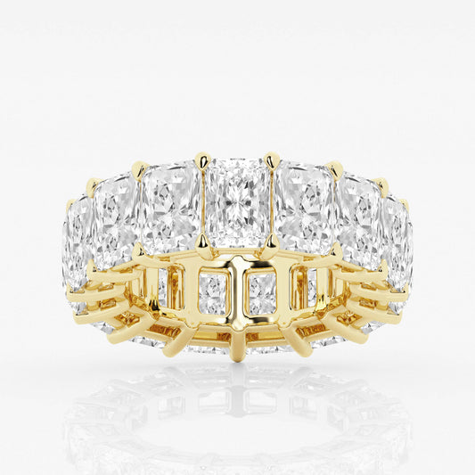 Cut Luxe Radiant Eternity Band - Radiant Diamond - 14K Yellow Gold