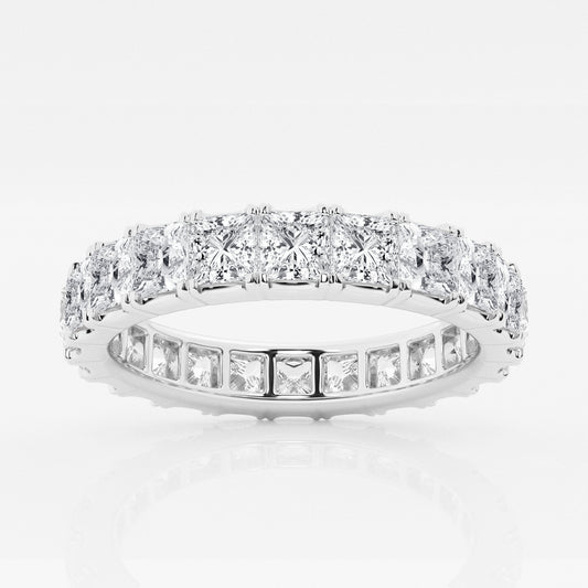 Princess Eternity Band - 3.00 CTTW - Princess Diamond - 14K White Gold