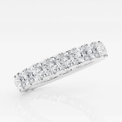 Princess Eternity Band - 3.00 CTTW - Princess Diamond - 14K White Gold