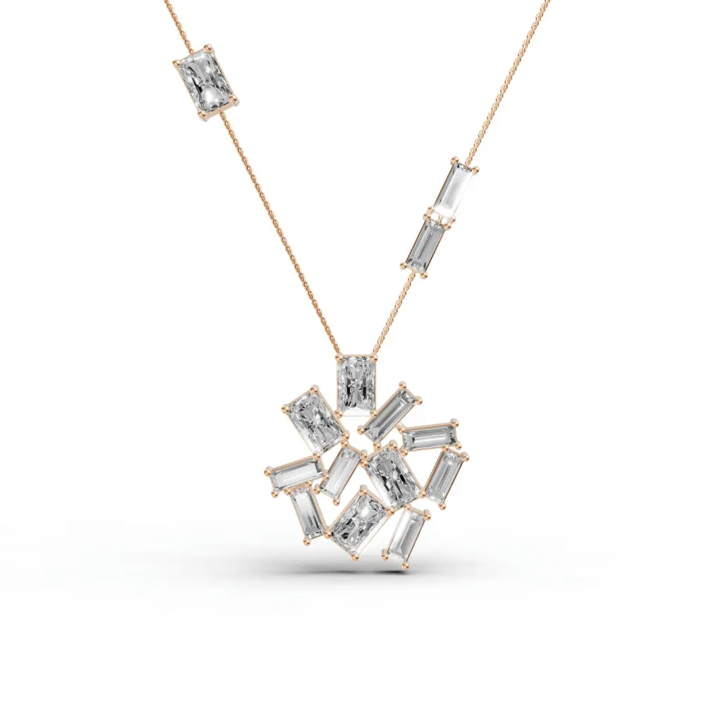 Radiant frost diamond pendant .webp