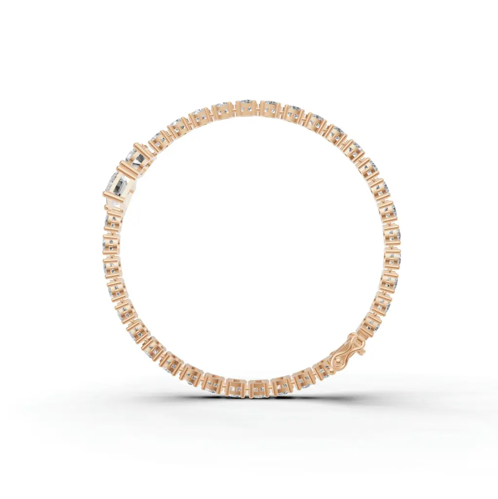 Two hearts diamond bracelet.webp