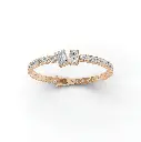 Two hearts diamond bracelet  .webp