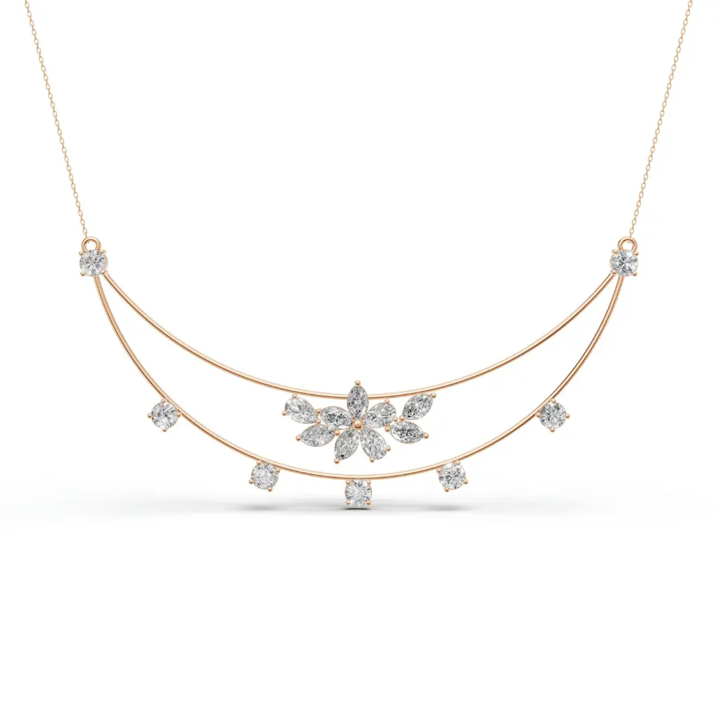 Wisteria veil diamond pendant .webp