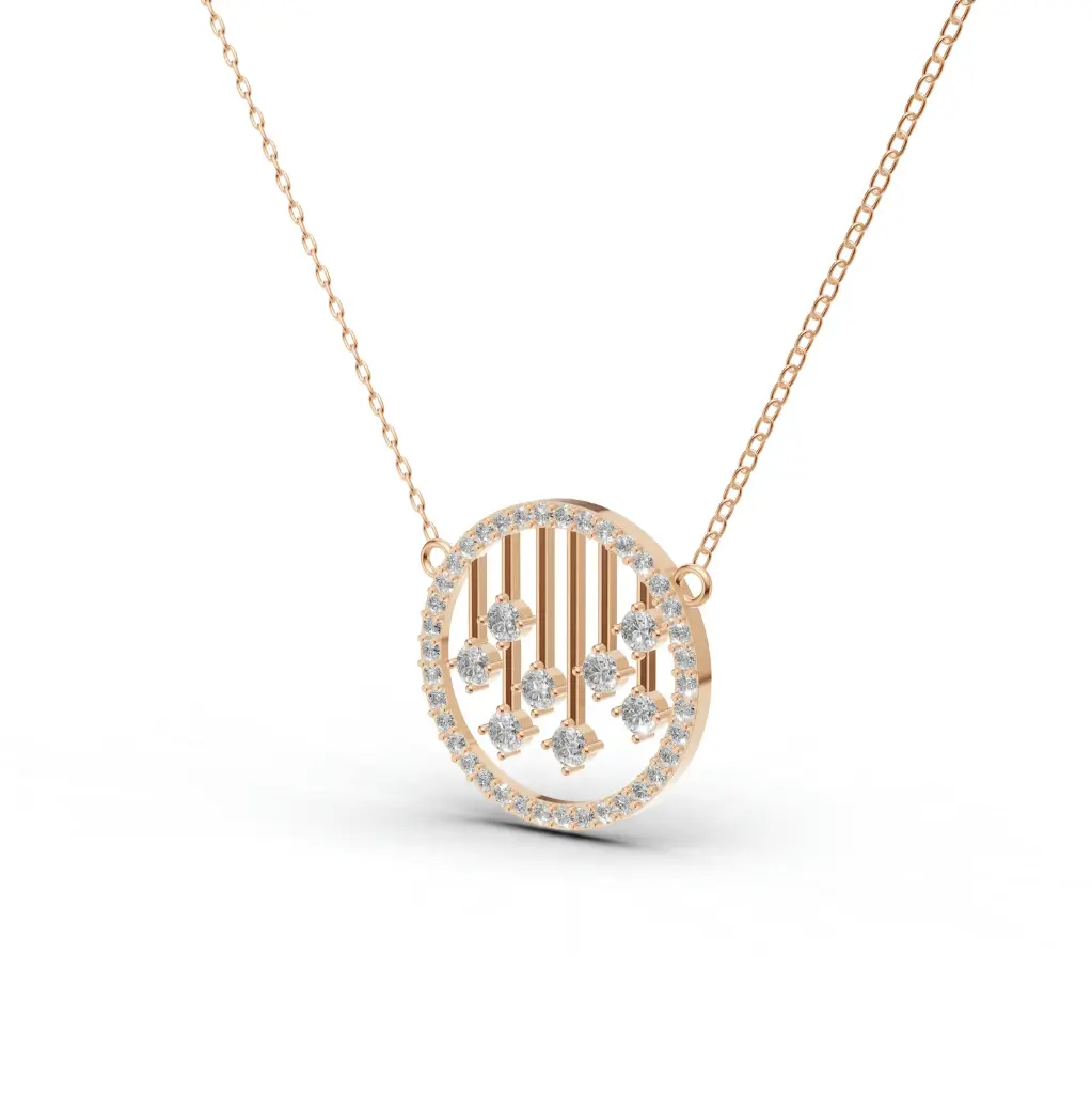 Baroque chandelier diamond pendant  .webp