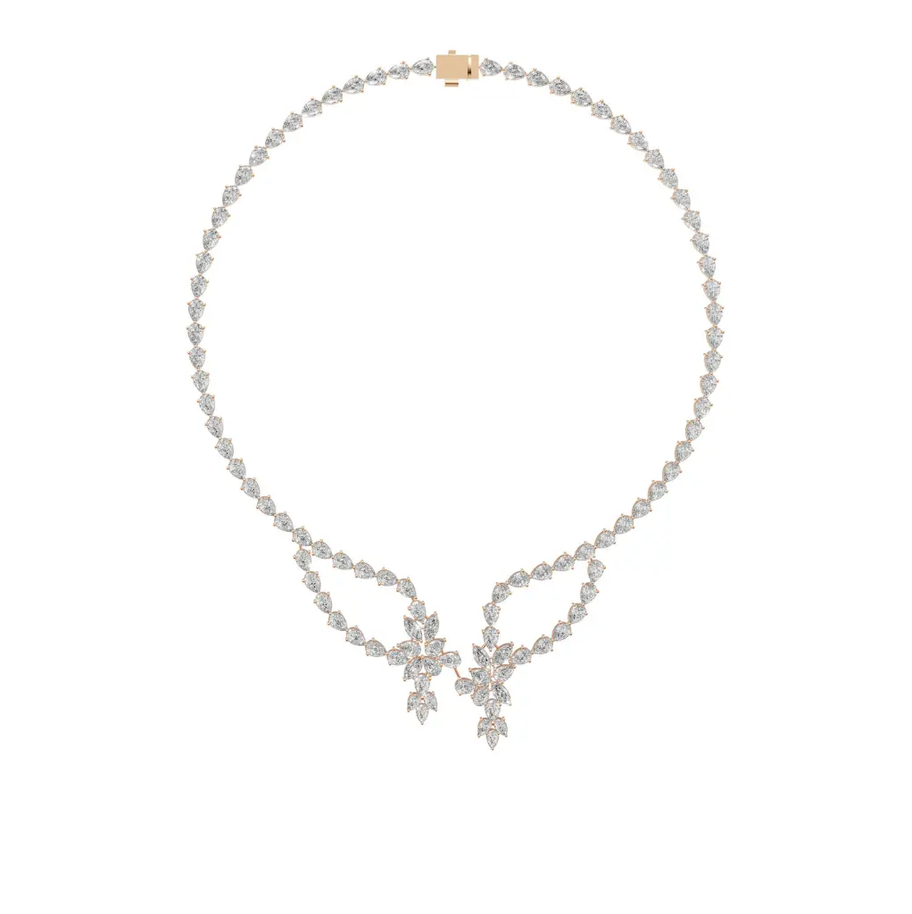 Aude vine designer diamond necklace.webp
