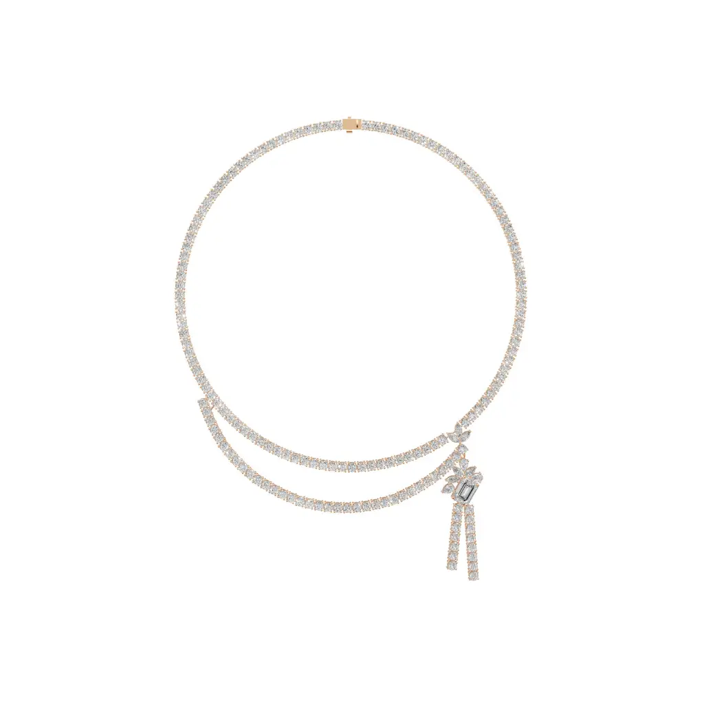 Ayered scarlett diamond designer necklace .webp
