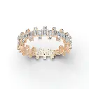 Emerald jigsaw diamond bracelet   .webp