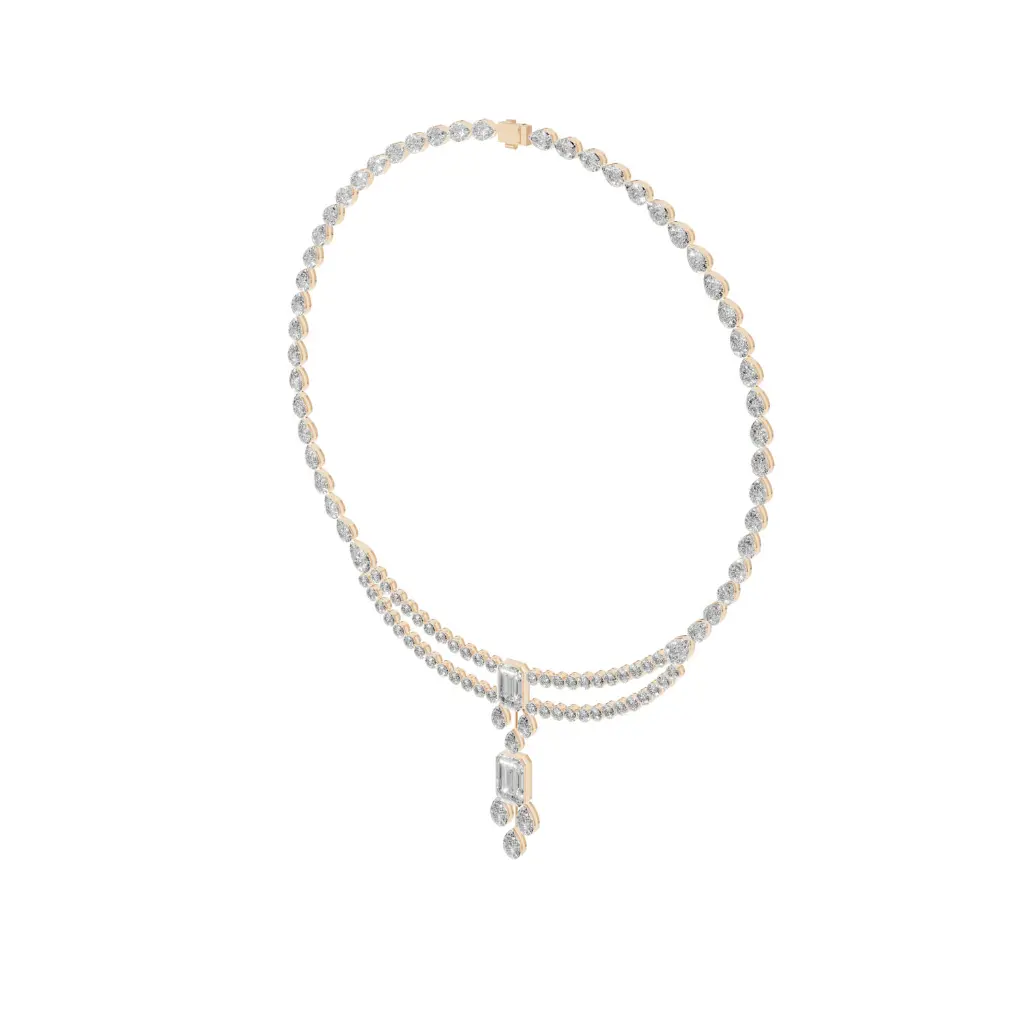 Beatrice drop emerald designer necklace.webp