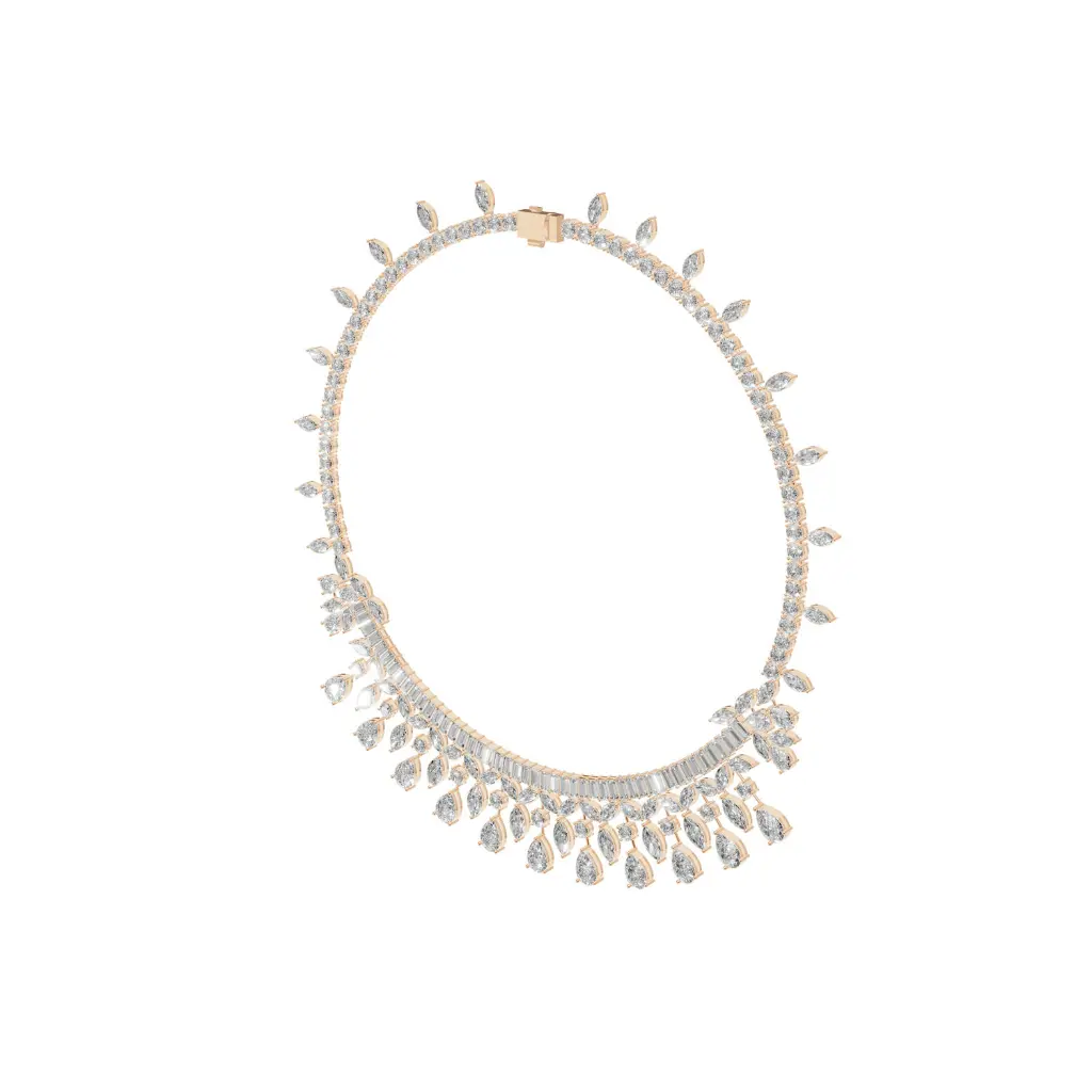 Chevelle round diamond necklace .webp