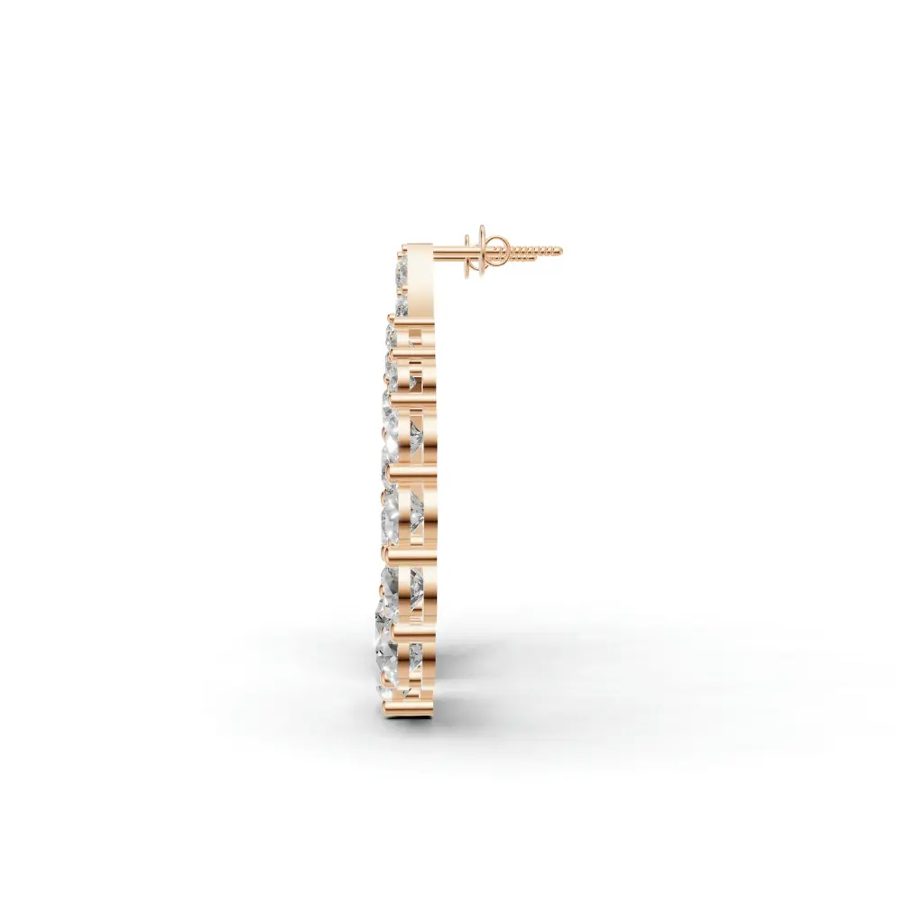 Cygne wings diamond earring side.webp