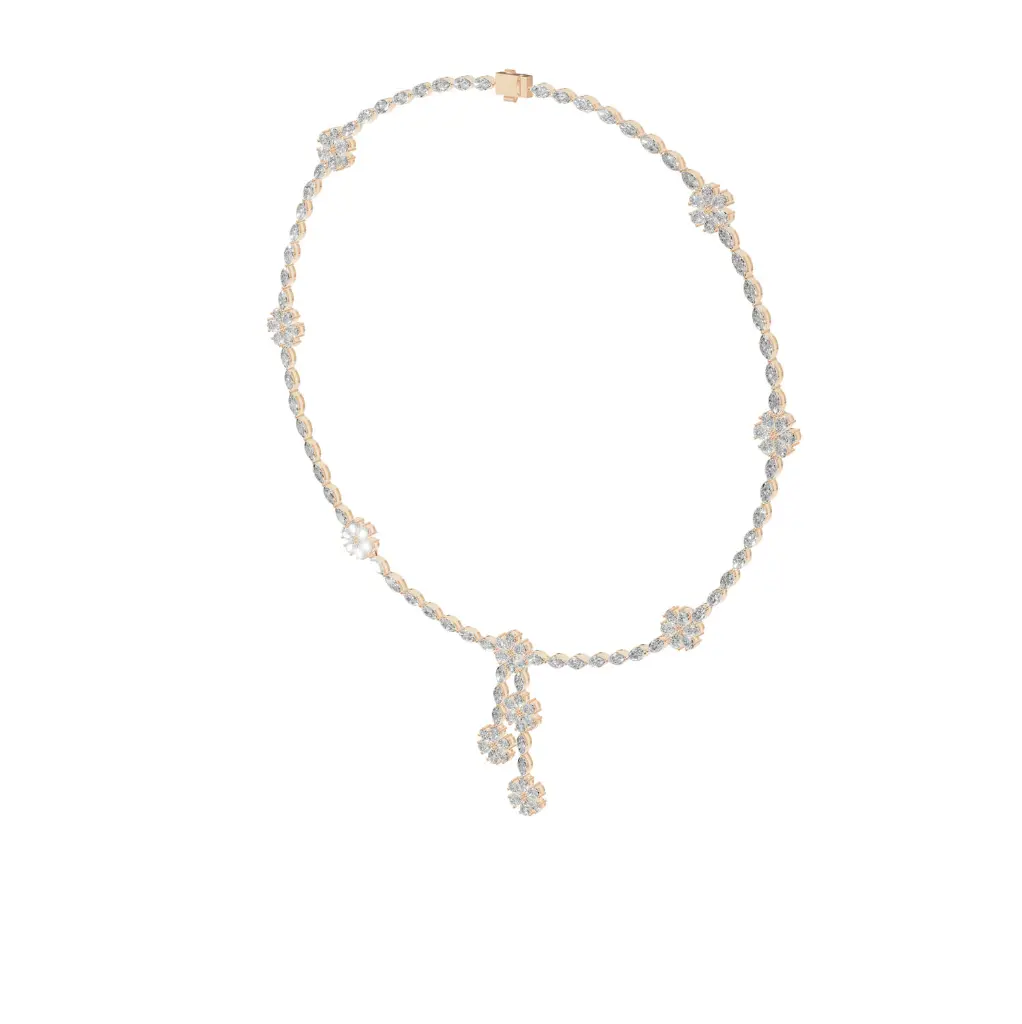 Diasies drape diamond designer necklace .webp
