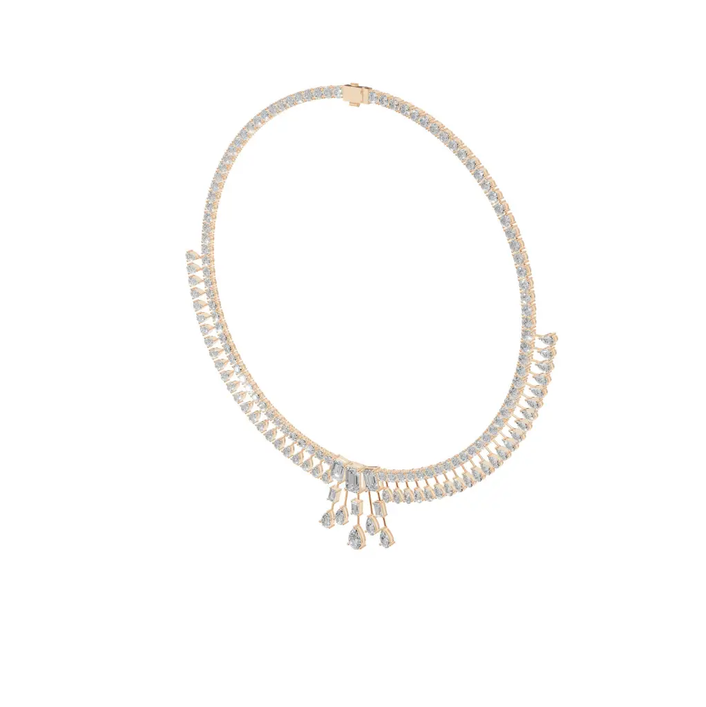 Fytro with tasle diamond desginer necklace .webp