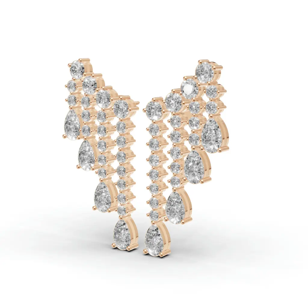 Lorelei diamond chandelier earring .webp