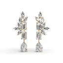 Marquis Tear drop diamond earring