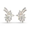 Elmera Petal diamond earring
