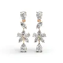 Winona diamond dangle earring