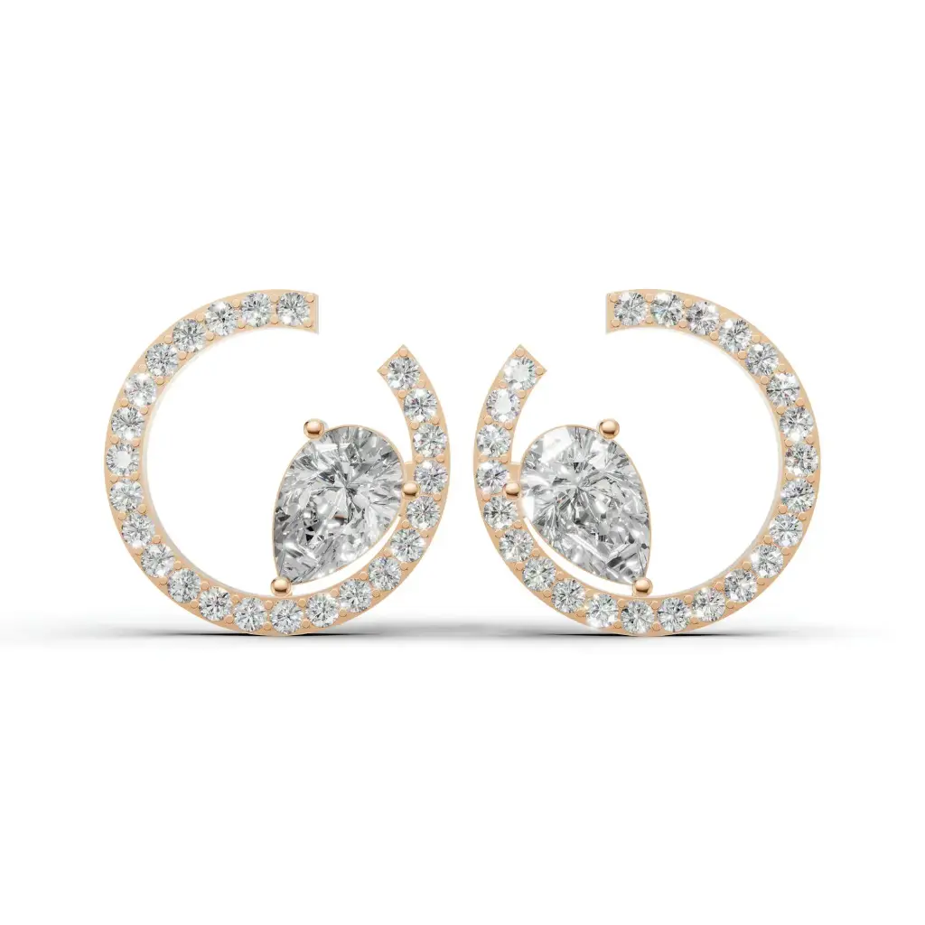 Eirlys dew diamond earring