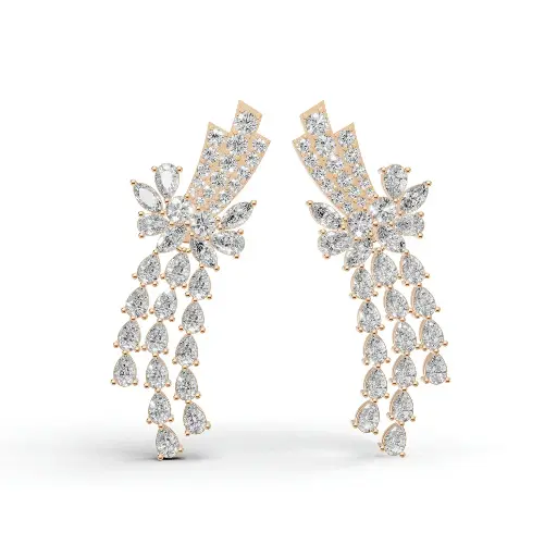 [14R221] Stella Bowlight Earring (14KT, Rose)
