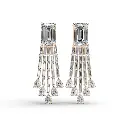 Caelia cascade diamond earring