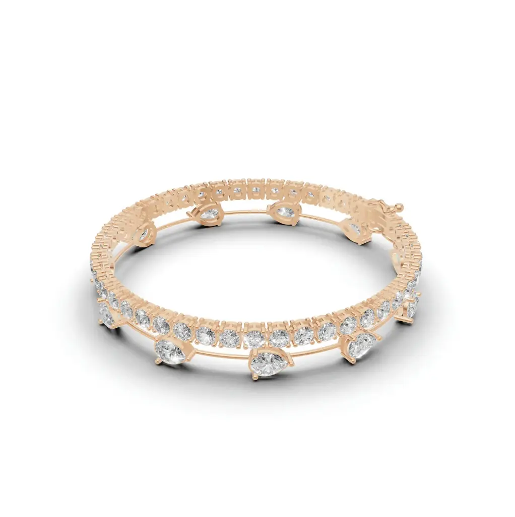 Elysian dewline diamond bracelet