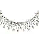 Chevelle round diamond necklace