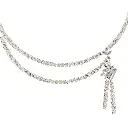 Ayered scarlett diamond designer necklace