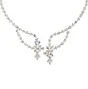 Aude vine designer diamond necklace