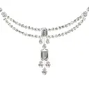 Beatrice drop emerald designer necklace