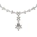 Delilah emerald diamond designer necklace