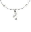 Diasies drape diamond designer necklace
