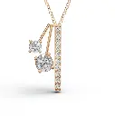 Twilight nocturn diamond pendant