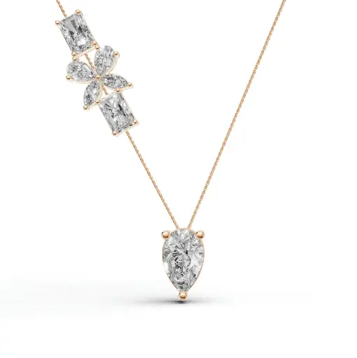 [14R677] Darina diamond pendant (14KT, Rose)
