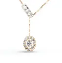 Lumi string diamond pendant